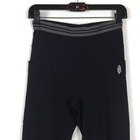 Free People Movement Zephyr High Waisted Zip Ankle Legging Black Size Small - Picture 4 of 12